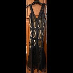 Black & Gold Cocktail Dress